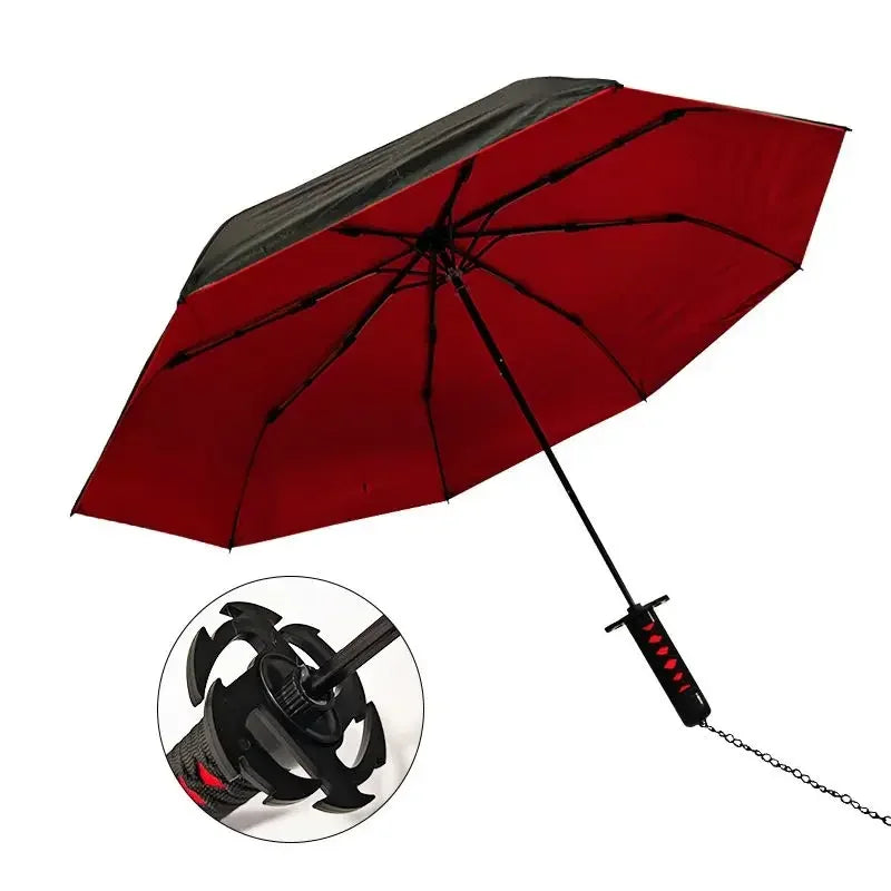 Bleach Ichigo Katana Umbrella – Japanese Sword-Inspired Rain & UV Protection Parasol