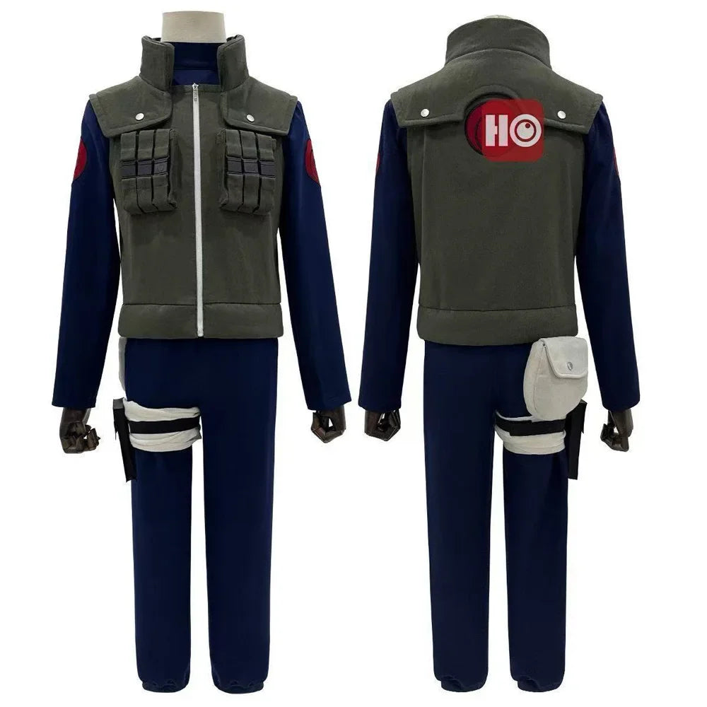 Hatake Kakashi Cosplay Costume Set – Vest, T-Shirt & Pants