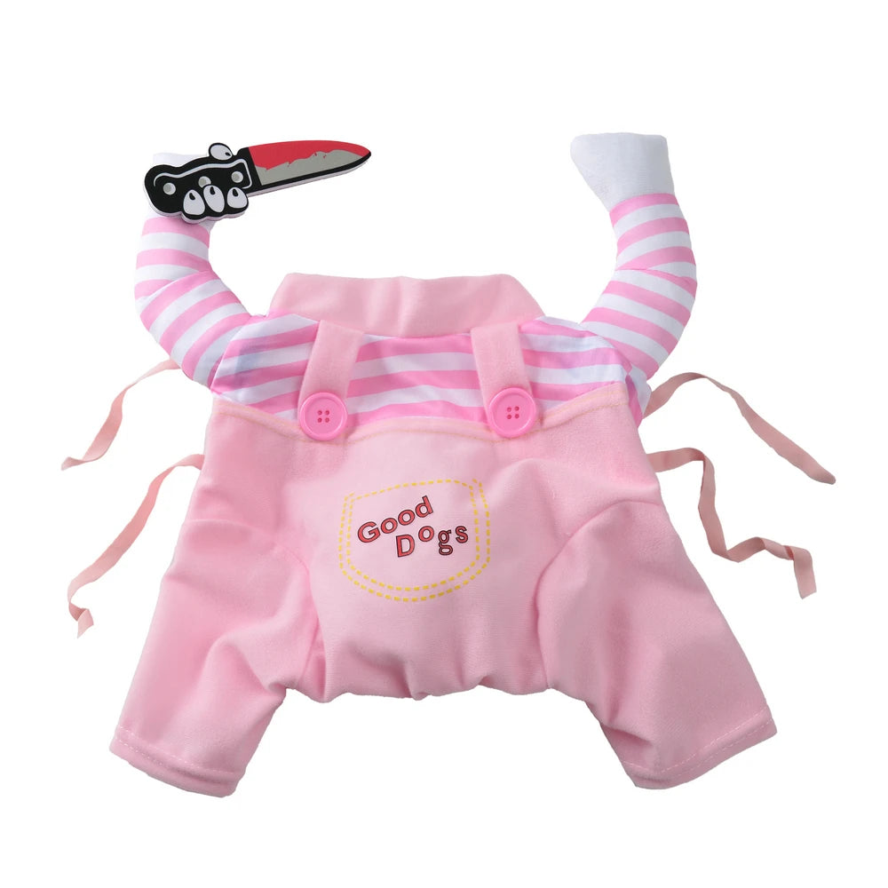 Halloween Pet Costume for Dogs and Cats, Funny Cosplay Pullover Outfit