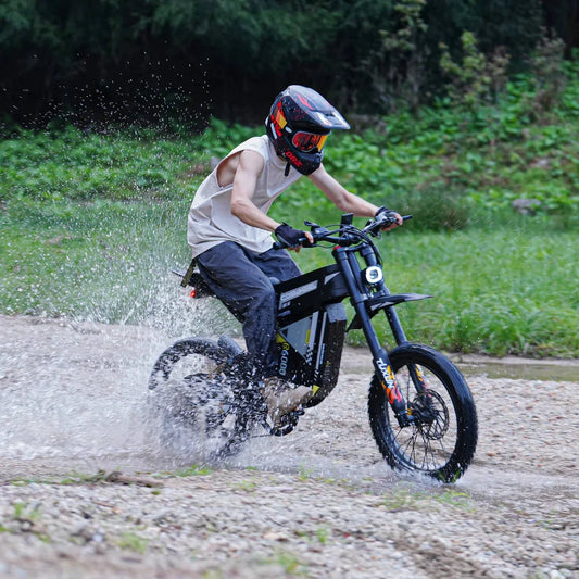 R6000 Adult Electric Bike 7000W Brushless Gearless Motors 60V30AH Lithium Battery Speed 88Kmh Adult Off Road Ebike