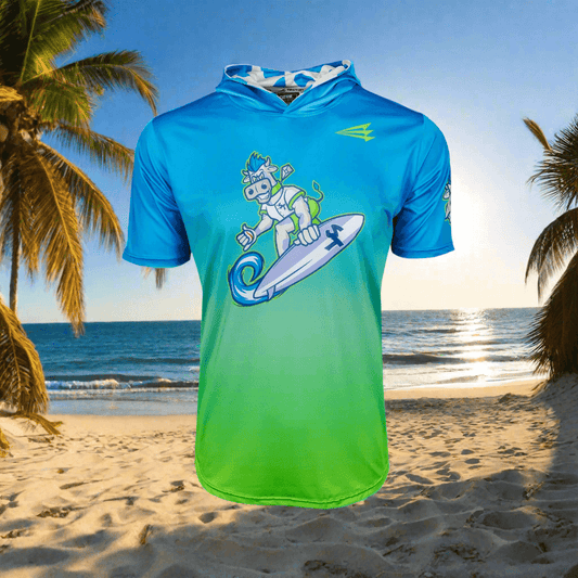 Surfin' Turfs Baseball HyperMAX Short Sleeve Hoodie.