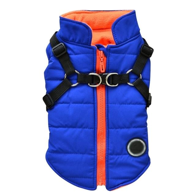 Waterproof Pet Coat With Harness.