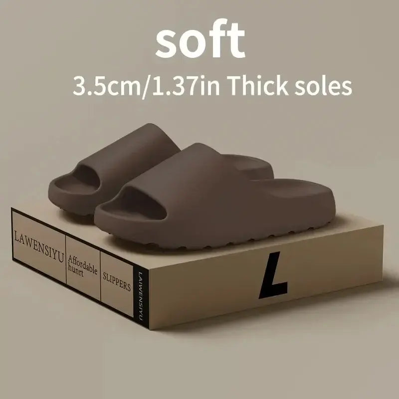 Coconut Slippers Thick-Soled Sandals Summer New Non-slip Puffy Cloud Sandals