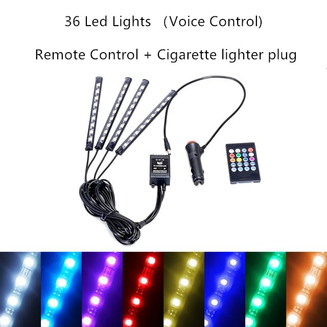 LED Interior Car Neon Lights.