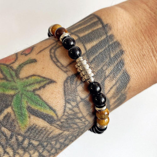 Tigers Eye Clasp Bracelet.
