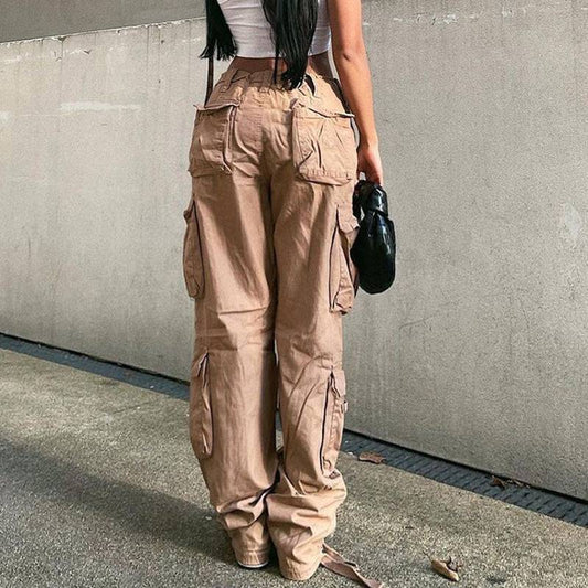 Women's Cargo Baggy Pants.