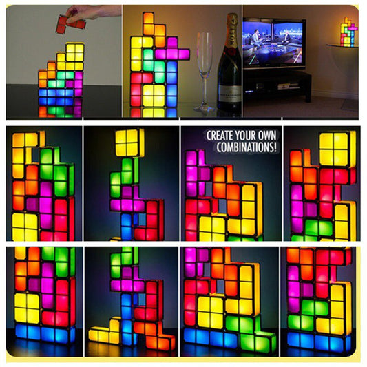 Neon LED Tetris Light