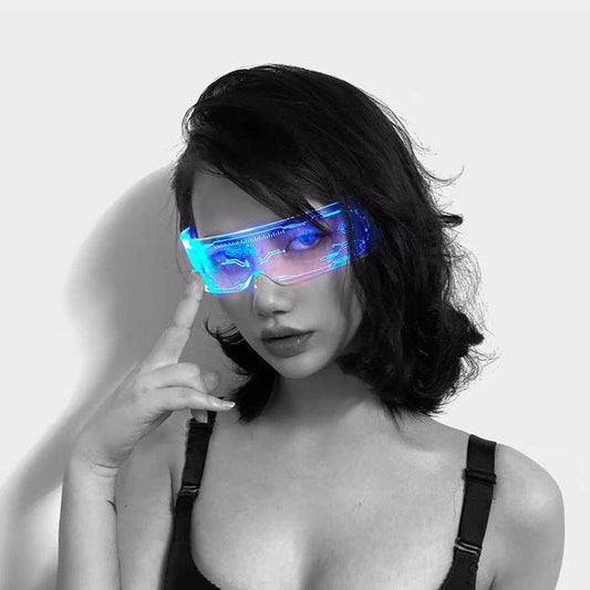 Cyberpunk LED Glasses.
