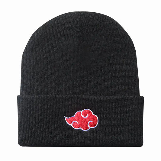 Akatsuki Red Cloud Knitted Beanie Hat