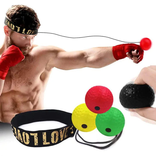 PunchPro Reflex Ball Set: Improve Speed, Coordination, and Reaction Time.