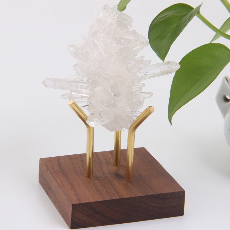 Wood Crystal Holder.