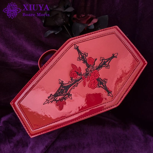 Red Coffin Handbag.