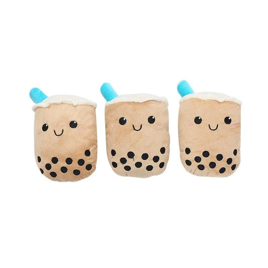 Milk Tea Shaped Pet Plush Toy.