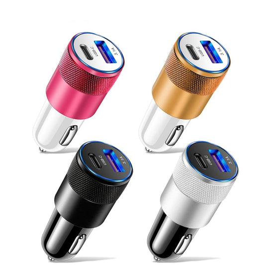 Metal Alloy Car Lightning Fast Car Charger.