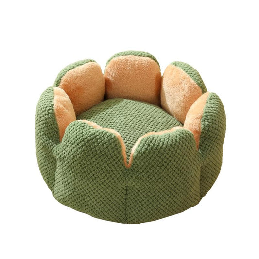 Warm Cactus Petal Nest Pet Bed.