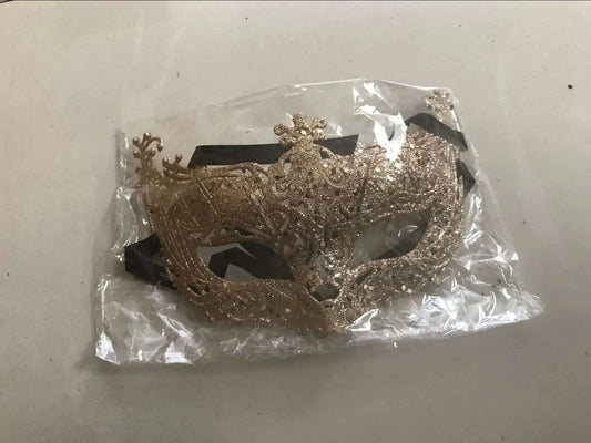 Theatre Inspired Prom Makeup Costume Lace Mask.