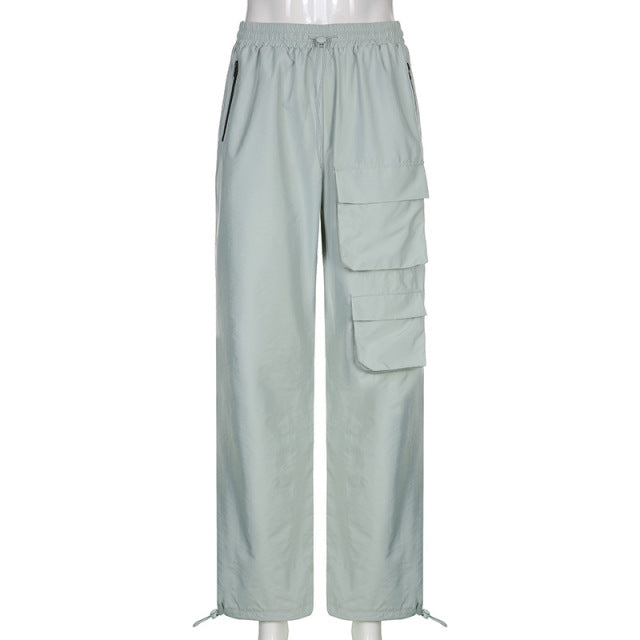 Drawstring Cargo Pants