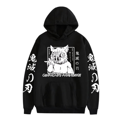 Shadowed Blade: Demon Slayer Chronicles Hoodie