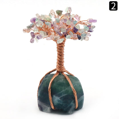 Copper Wrapped Crystal Tree of Life