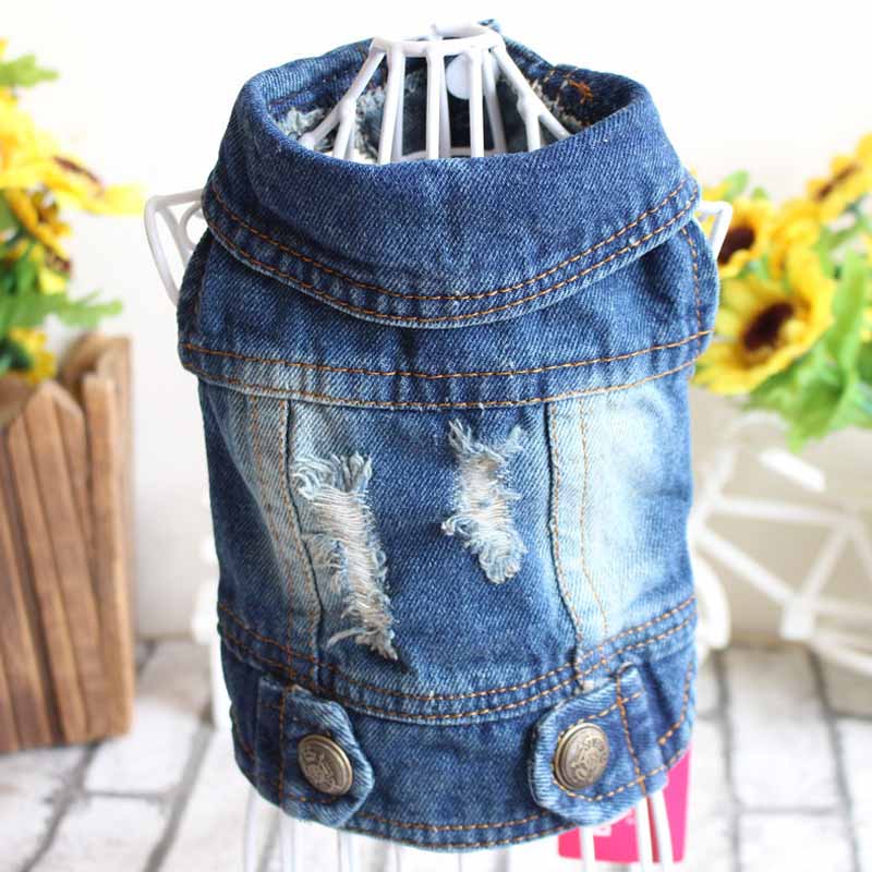Embroidered Pet Denim Jacket