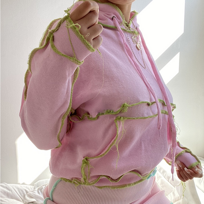 Selene Patchwork Hoodie