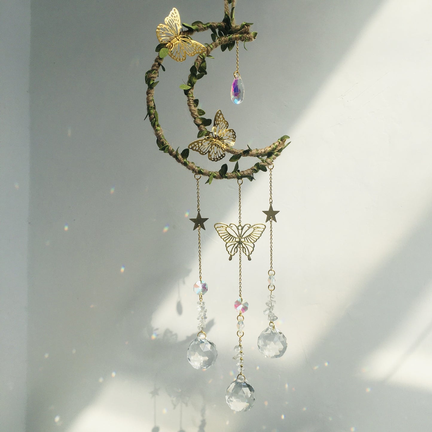 Natural Harmony Moon Wind Chime