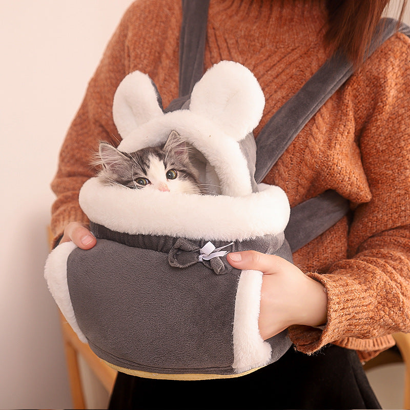 Warm & Wander Pet Carrier Backpack: Your Cat's Cozy Adventure Companion