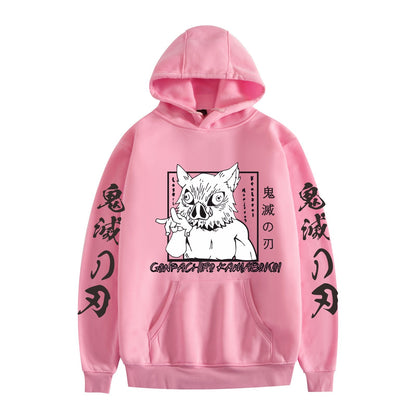 Shadowed Blade: Demon Slayer Chronicles Hoodie