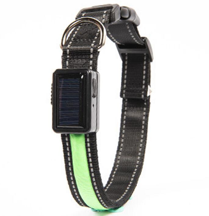 Solar Flare Pet Collar: LED Solar Luminous, Stylish Safety for Your Furry Friend