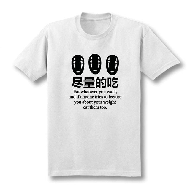Studio Ghibli : Spirited Away No Face Eat whatever you want T-Shirt