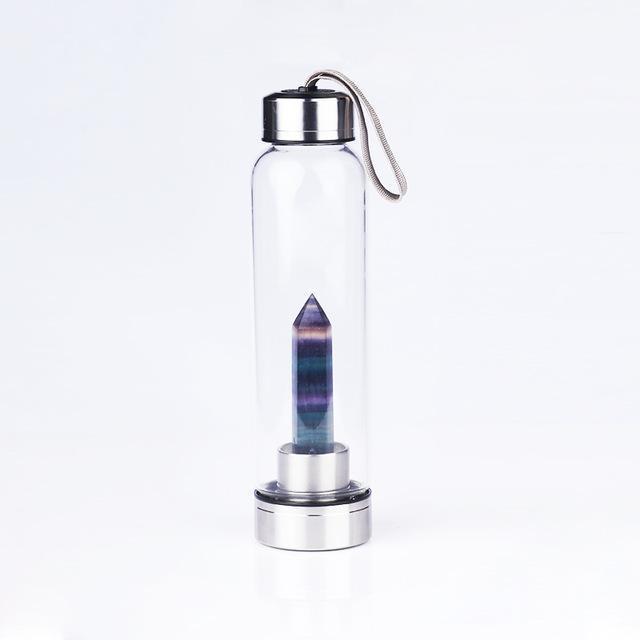 Crystal Chakra Healing Water Bottle