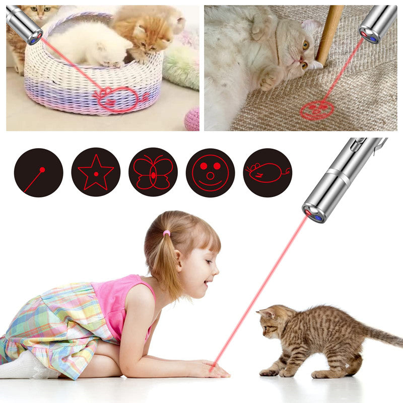Multiple Design Laser Pointer for Cats (USB Charging)