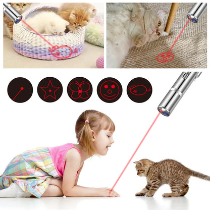 Multiple Design Laser Pointer for Cats (USB Charging)
