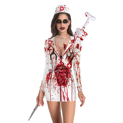 Bloody Nurse Role-Play Dress