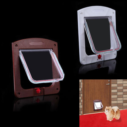 Secure Paws Pet Portal: Lockable Wall & Door Entry for Cats and Dogs