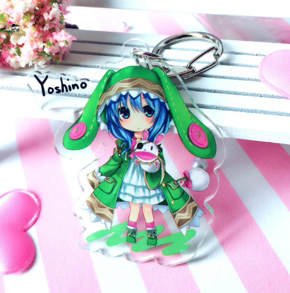 Kawaii DATE A LIVE Acrylic Keychain Charm