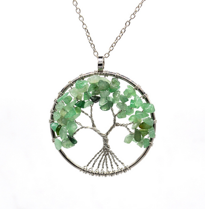 Tree of Life Pendant - Natural Healing Crystals