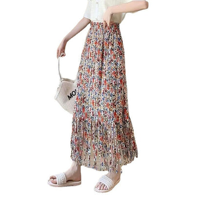 Women's Designer Tassel Style Summer Skirt