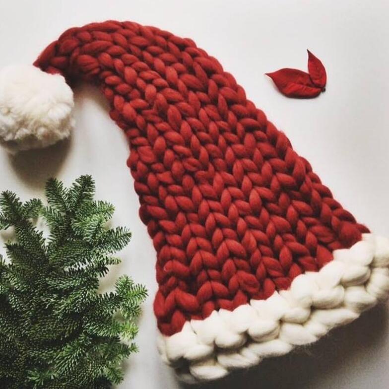 Santa's Little Yarn Secret: The Witty Christmas Knit Hat