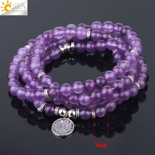 Natural Stone Yoga Healing Bracelet