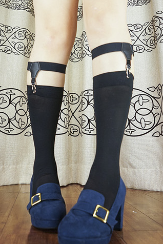 Agent Dark Girl Socks + Belt