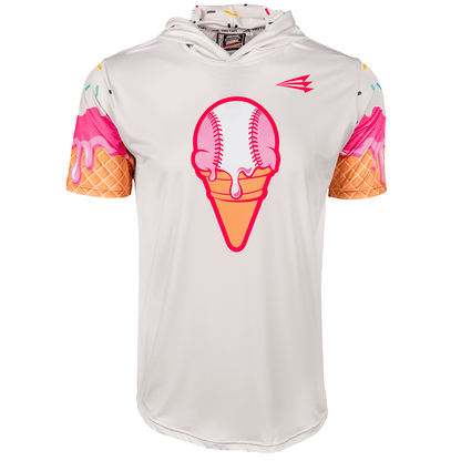 Cream City Baseball Ice Cream HyperMAX Short Sleeve Hoodie