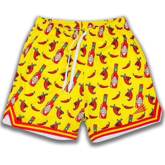 Ghost Peppers Mesh Lifestyle Baseball Shorts
