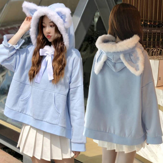 Fox Ears Hooded Sweatshirt