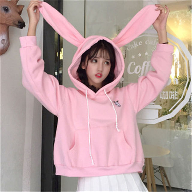 Fox Ears Hooded Sweatshirt