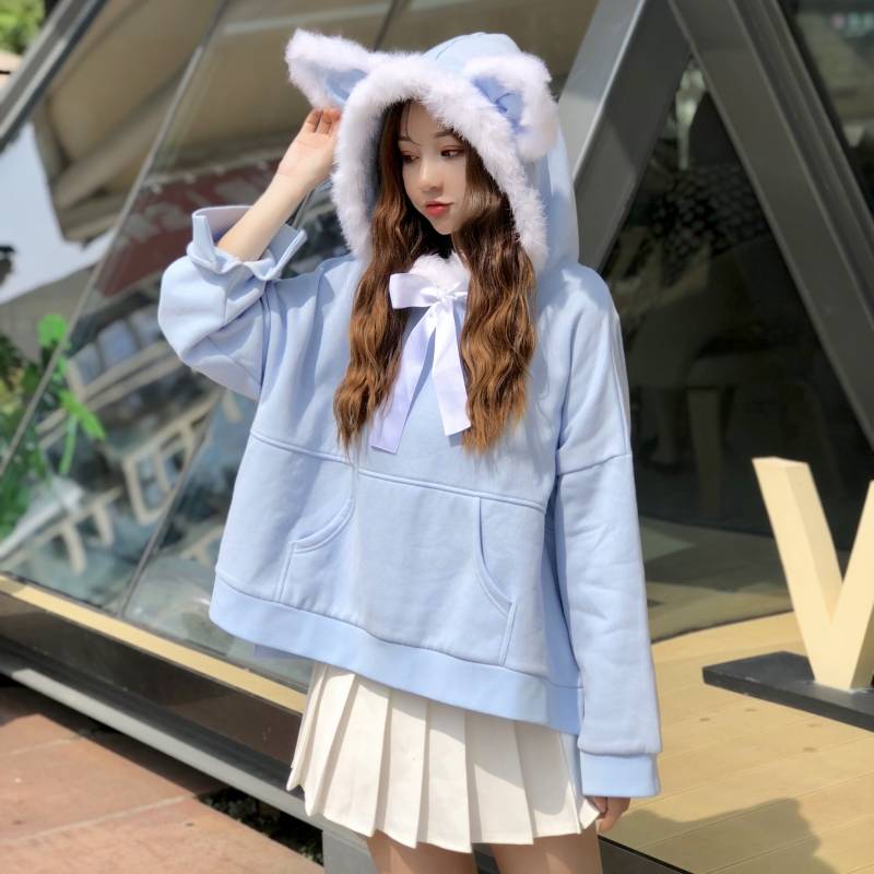 Fox Ears Hooded Sweatshirt