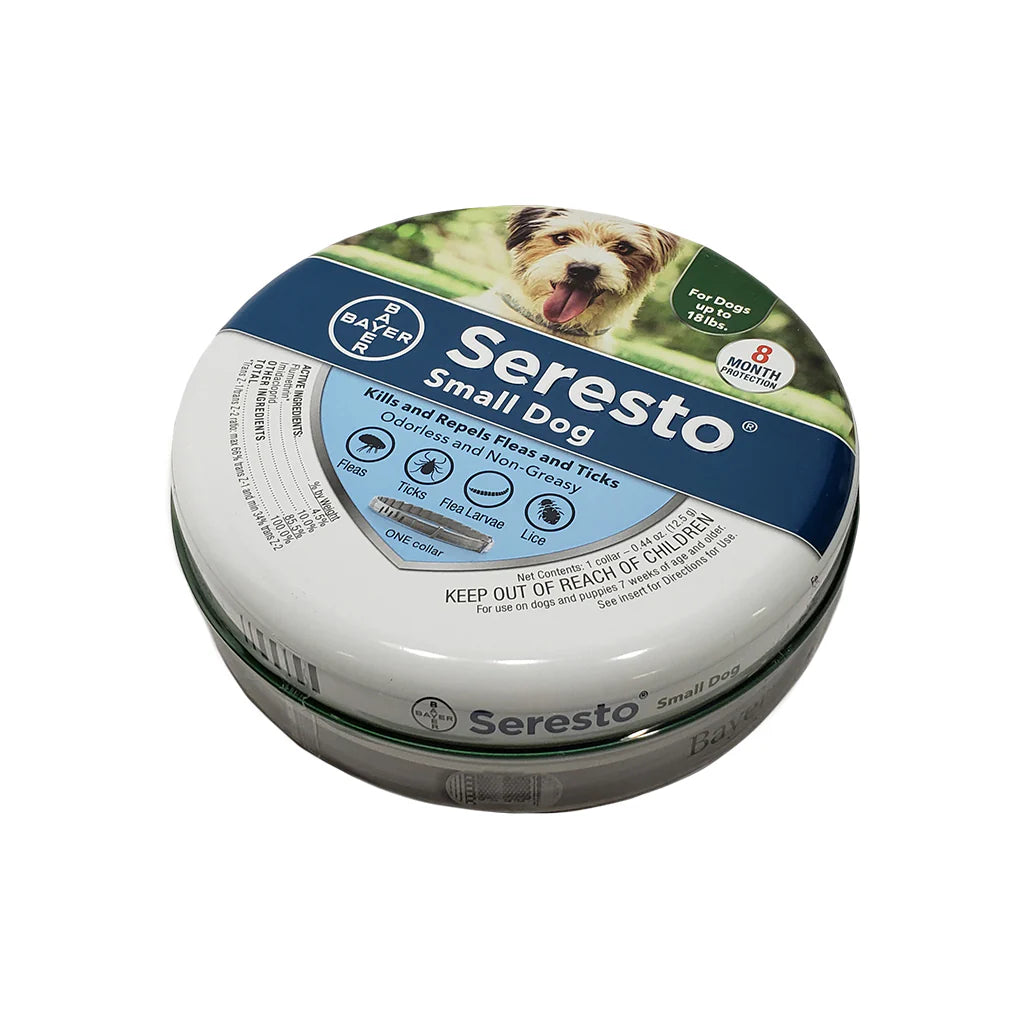 Seresto Small Dog Flea and Tick Collar for 8 Months Pest Prevention and Protection