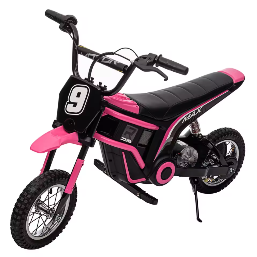 Kid's Electric Dirt Bike 350W 14MPH 24V Adjustable Seat and Safety Features