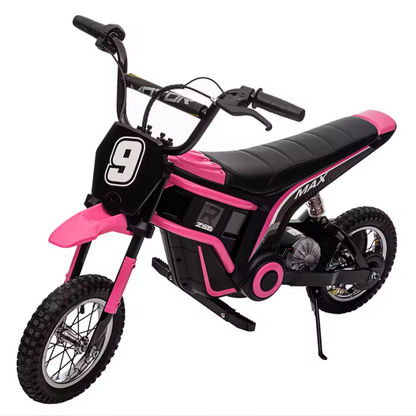 Kid's Electric Dirt Bike 350W 14MPH 24V Adjustable Seat and Safety Features