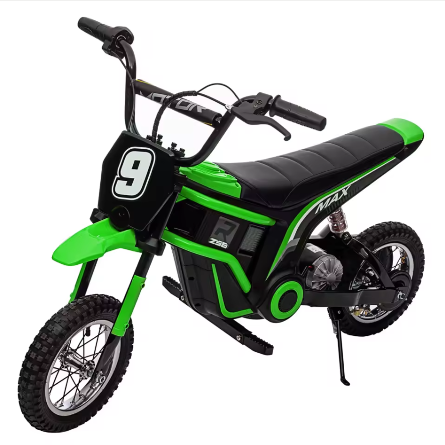 Kid's Electric Dirt Bike 350W 14MPH 24V Adjustable Seat and Safety Features